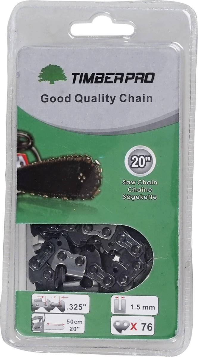 TIMBERPRO - 20"/ 50 Cm Ketting Voor Kettingzaag 58/62cc 1 TIMBERPRO - 20"/ 50 Cm Ketting Voor Kettingzaag 58/62cc