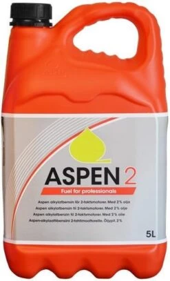 Aspen 2 FRT 5 Liter Schone Alkylaatbenzine Voor Tweetaktmotoren -Tuin Tools Verkoop 729x1200