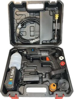 Hogedrukreinger Op Accu - Inclusief Opbergkoffer - Foam Gun - Foam Sprayer - Schuimpistool - Schuimsproeier - Hogedruk Pistool - Inclusief Accesoires 8 Hogedrukreinger Op Accu - Inclusief Opbergkoffer - Foam Gun - Foam Sprayer - Schuimpistool - Schuimsproeier - Hogedruk Pistool - Inclusief Accesoires -Tuin Tools Verkoop 907x1200 3