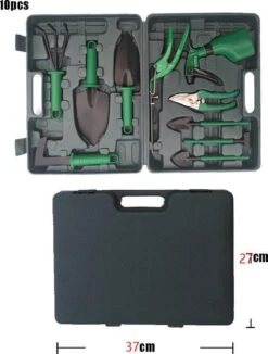 Merkloos 10-Delige Tuingereedschap Set Inclusief Opbergkoffer - Tuinierset - Tuinsetje - Gereedschap Voor Tuin - Tuinschaar - Tuinschepje - Bloemenschaar - Voegenkrabber - Plantenspuit - Grasschaar - Bloemenschep - Tuinhark -Tuin Tools Verkoop 909x1200 2