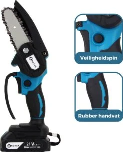 NovarGarden® Mini Kettingzaag NG1 - Met 2x Accu - Takkenzaag - Snoeizaag - Electrisch - Handzaag - Boomzaag - 21V -Tuin Tools Verkoop 970x1200 7